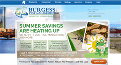 Desktop Screenshot of burgesspest.com